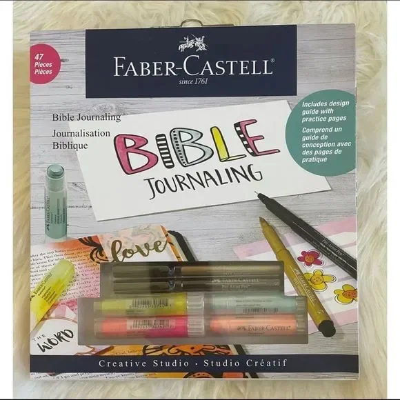 47 piece Faber-Castel Bible Journaling Kit - Picture 1 of 5